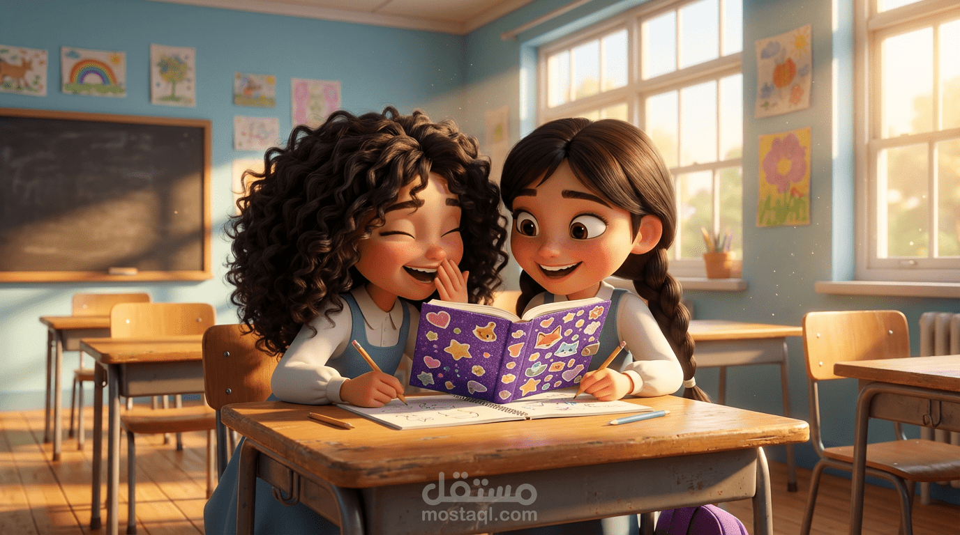 قصص مصورة بالذكاء الاصطناعي