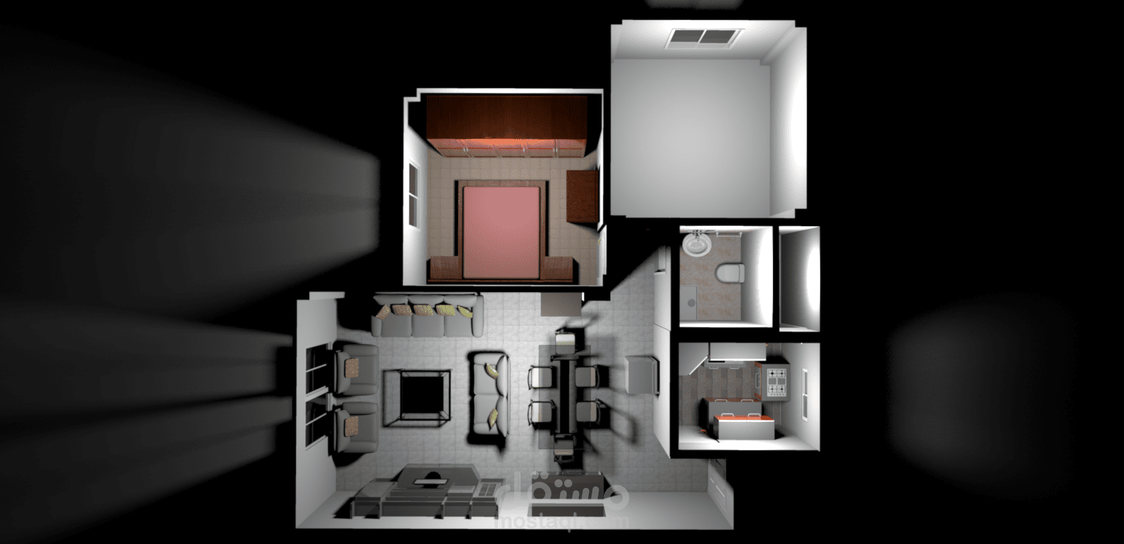تصميم ديكور منزل 3D