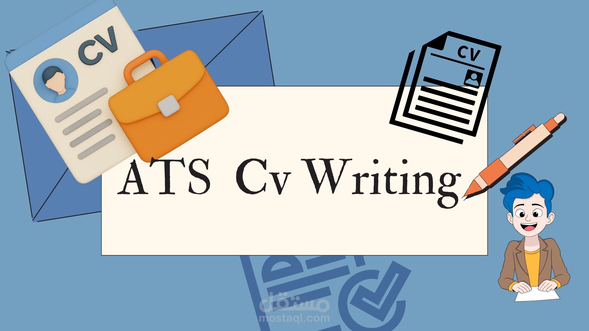 سيرة ذاتية احترافية مطابقة لنظام ats باللغتين العربية والإنجليزية