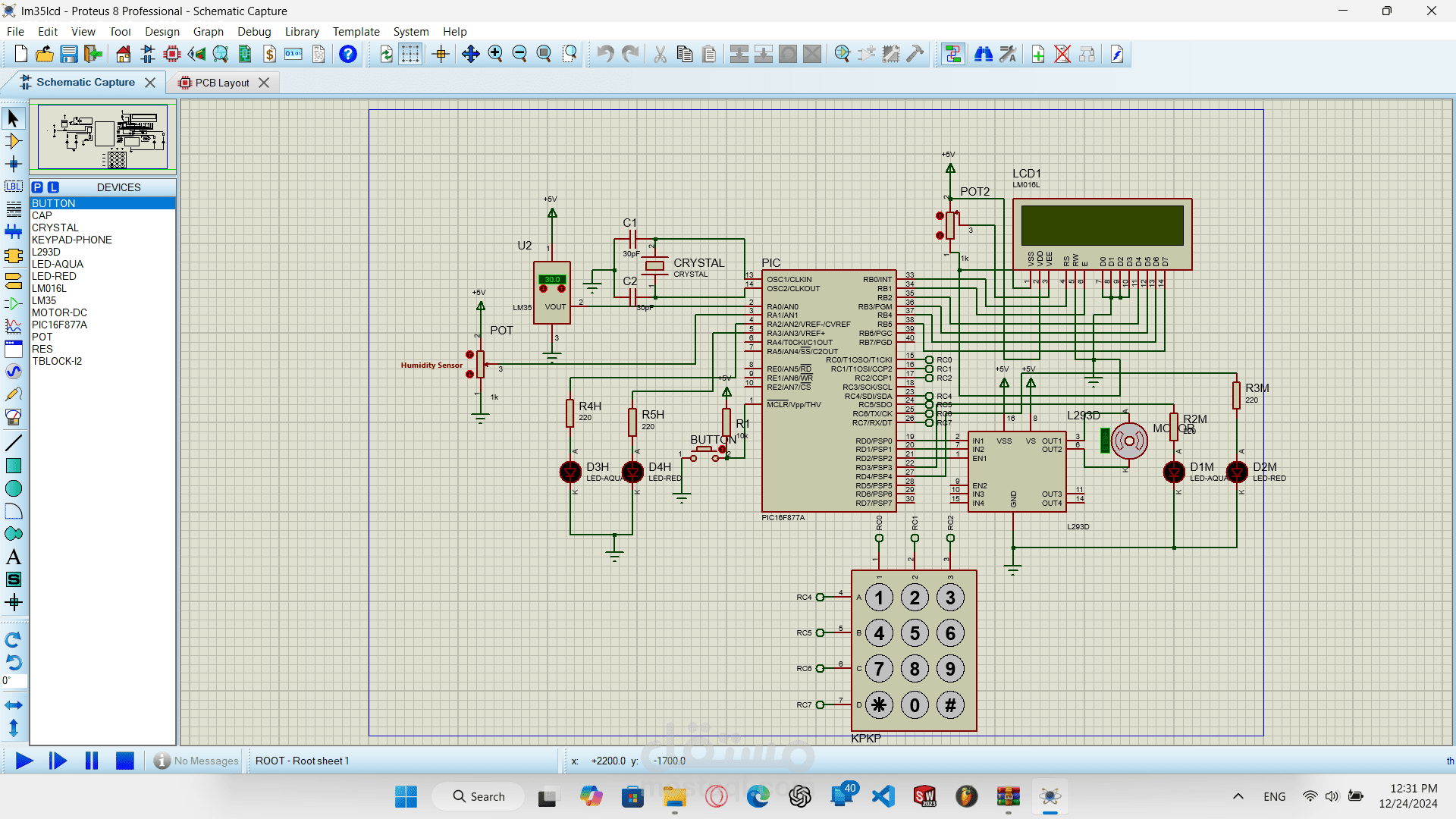 Smart Humidity & Temperature Control System