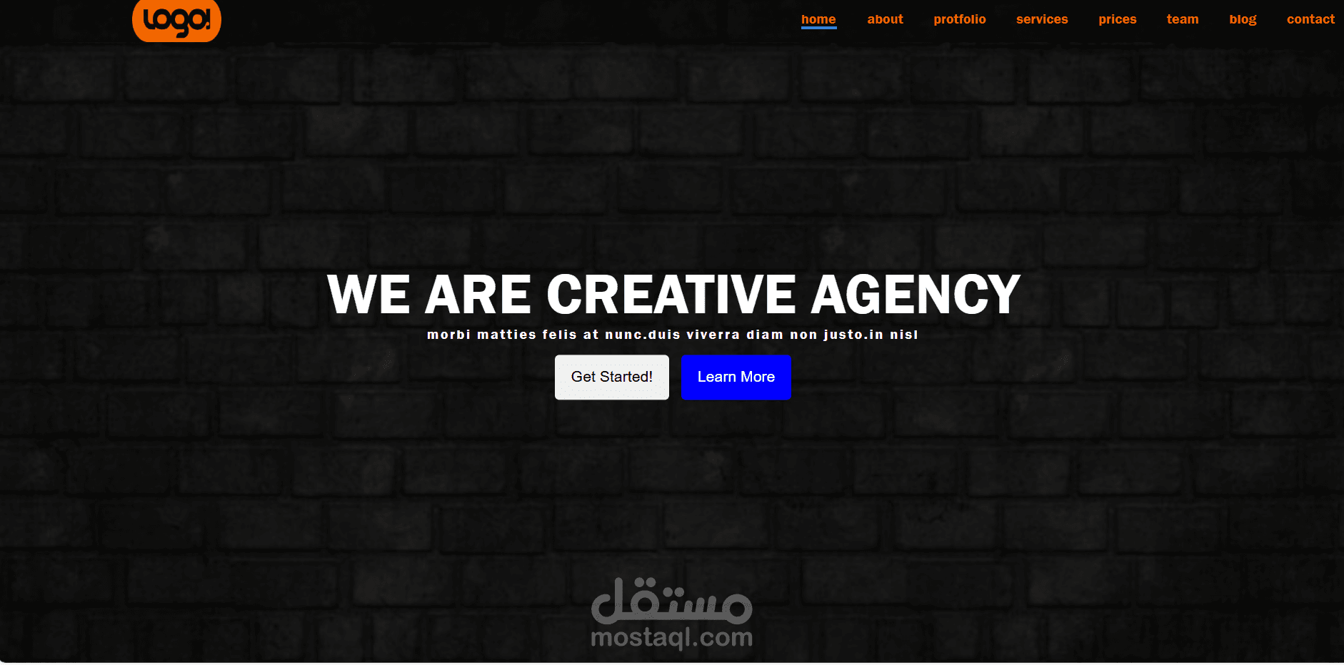 .Creative Agency Website