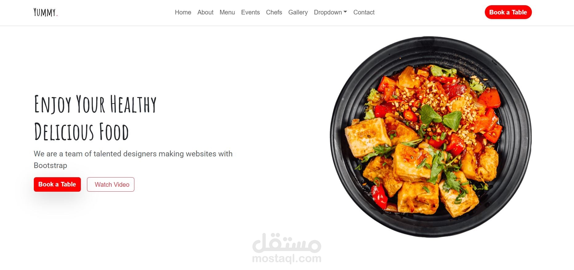 YUMMY.WEBSITE project