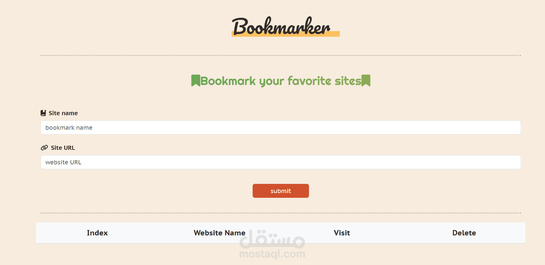 bookmarker | مستقل
