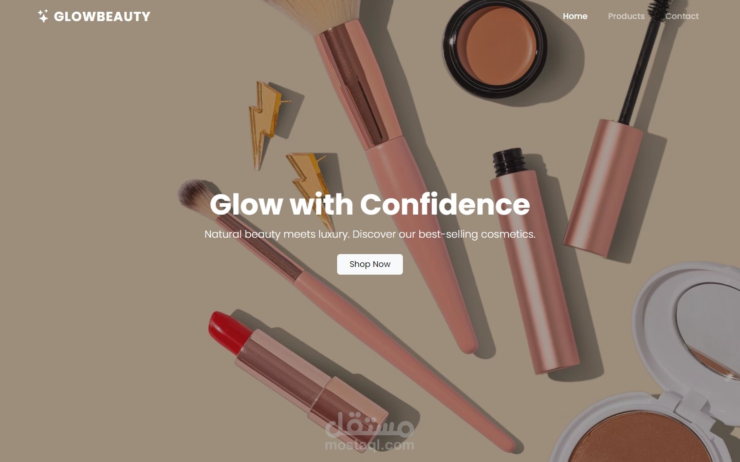 Landing Page احترافية ومتجاوبة | HTML, CSS,JS, Bootstrap