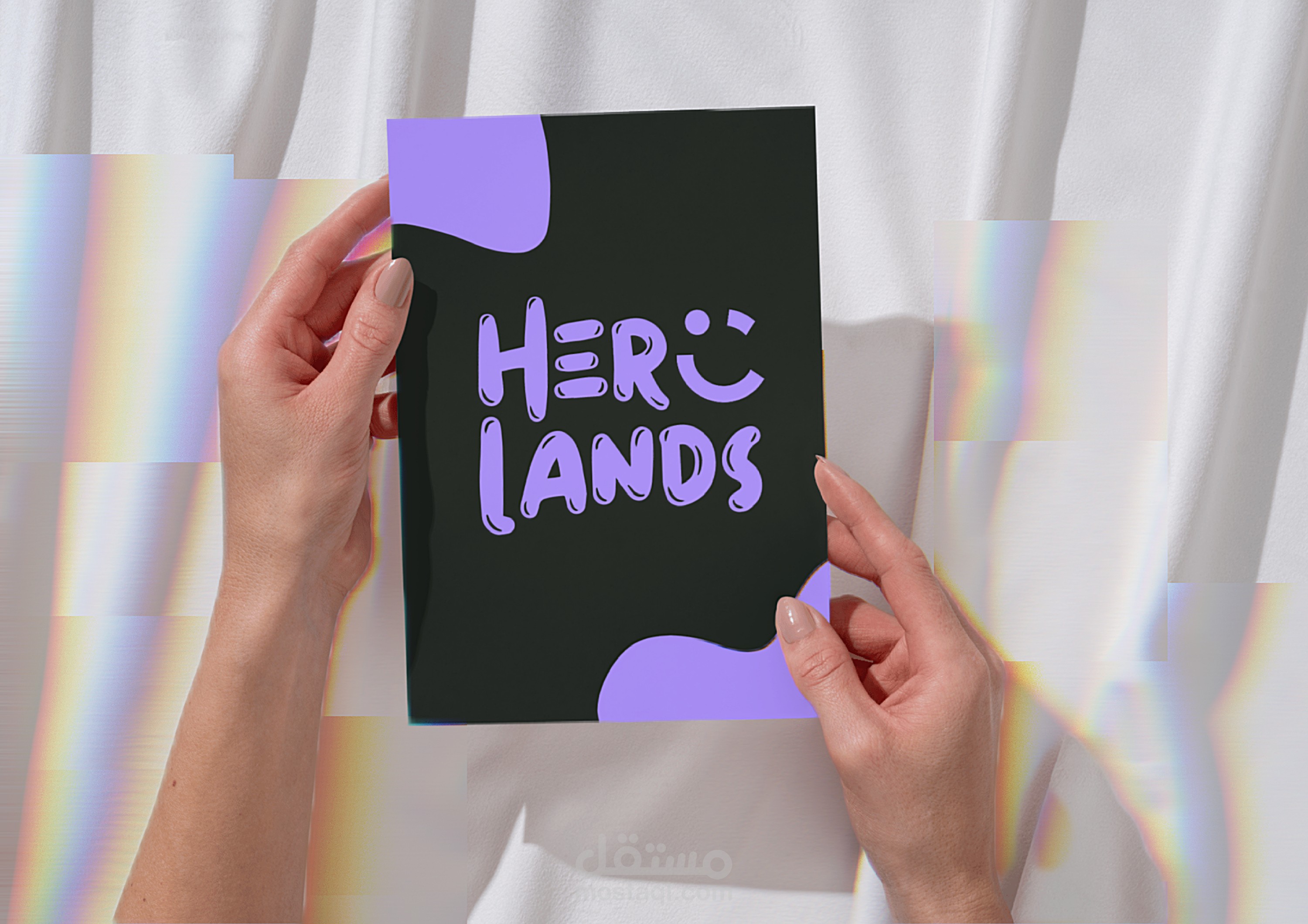 هوية بصرية لمركز ترفيهي عائلي افتراضي "HERO LANDS"