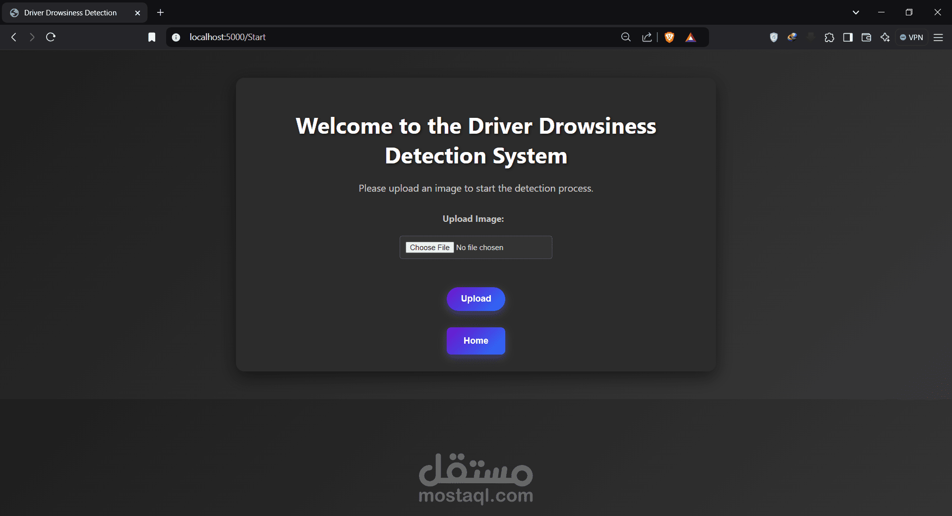 DDD-model: Flask-Based Driver Drowsiness Detection System