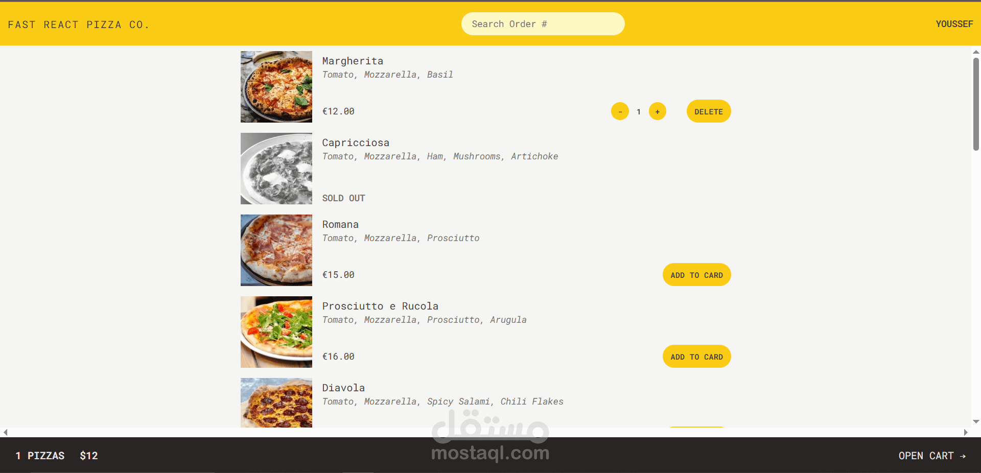 Fast React Pizza