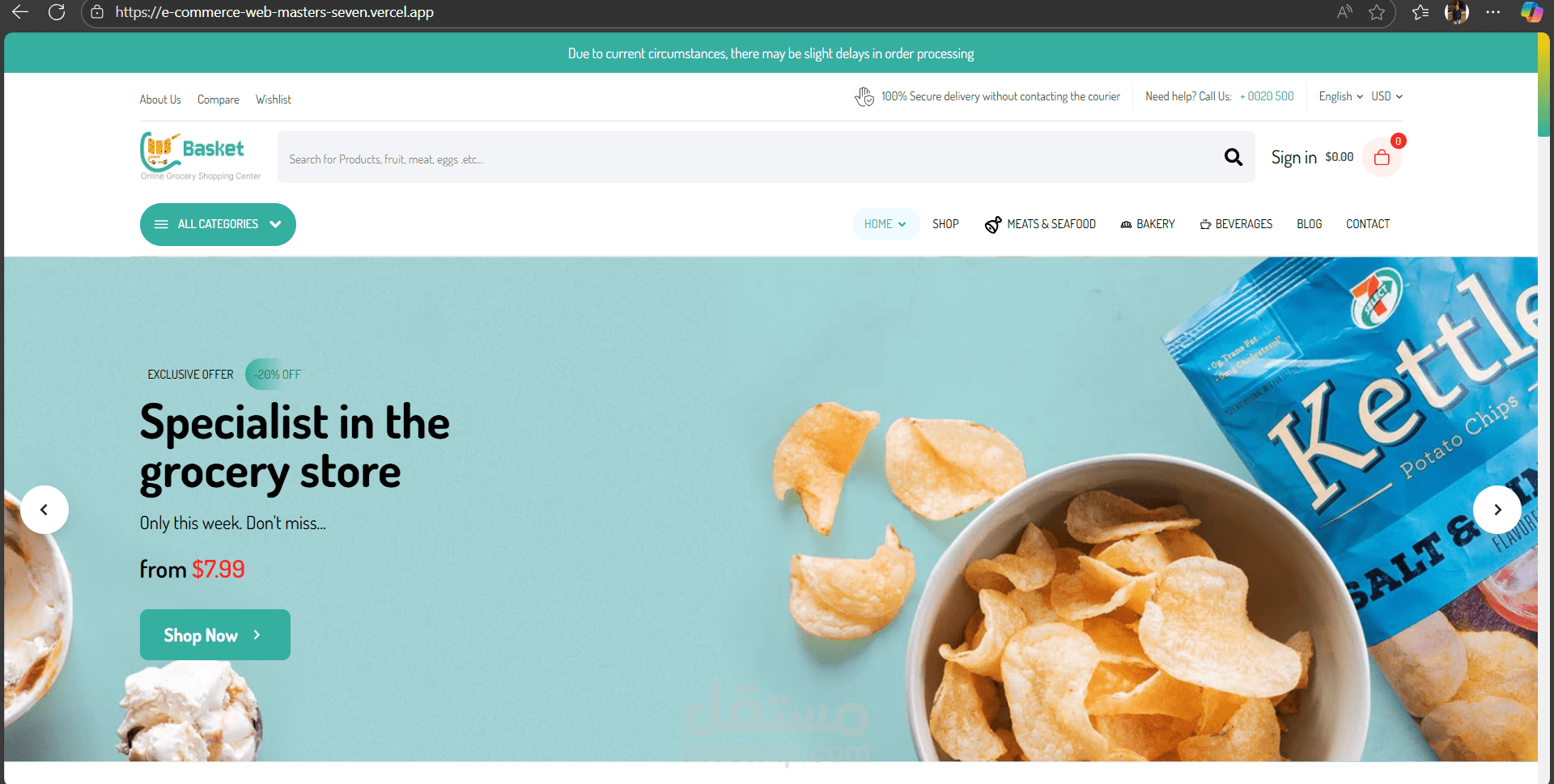 E-Commerce Project