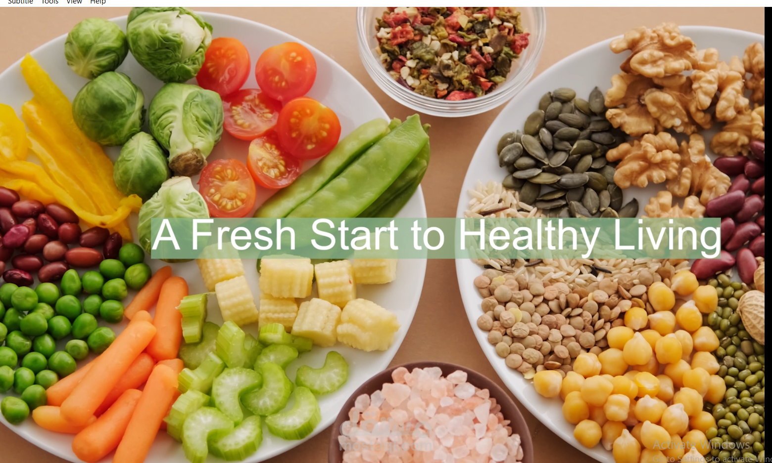 فيديو ترويجي لمنتج غذائي نباتي