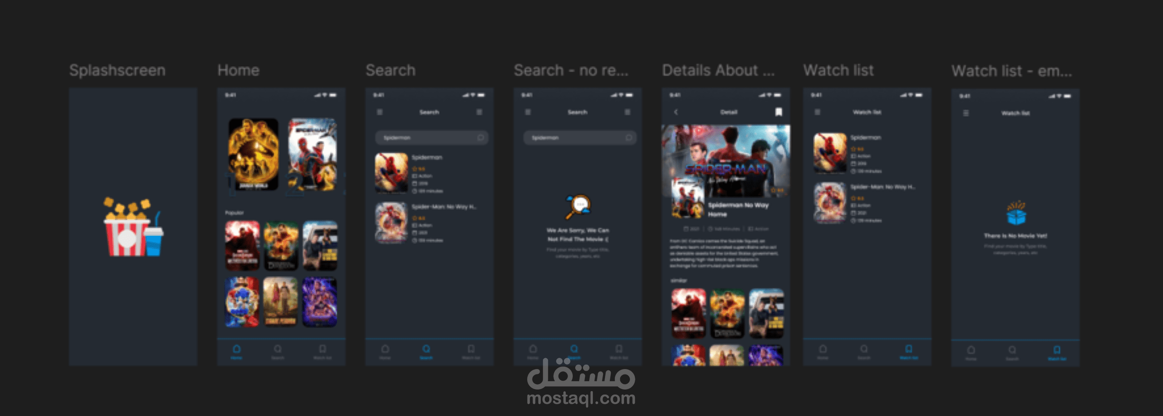 Movie App – Flutter Application with API Integration