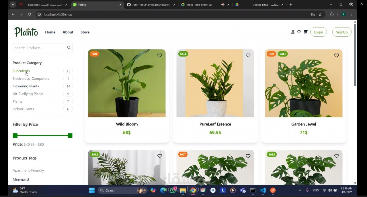 Planto - Frontend Application