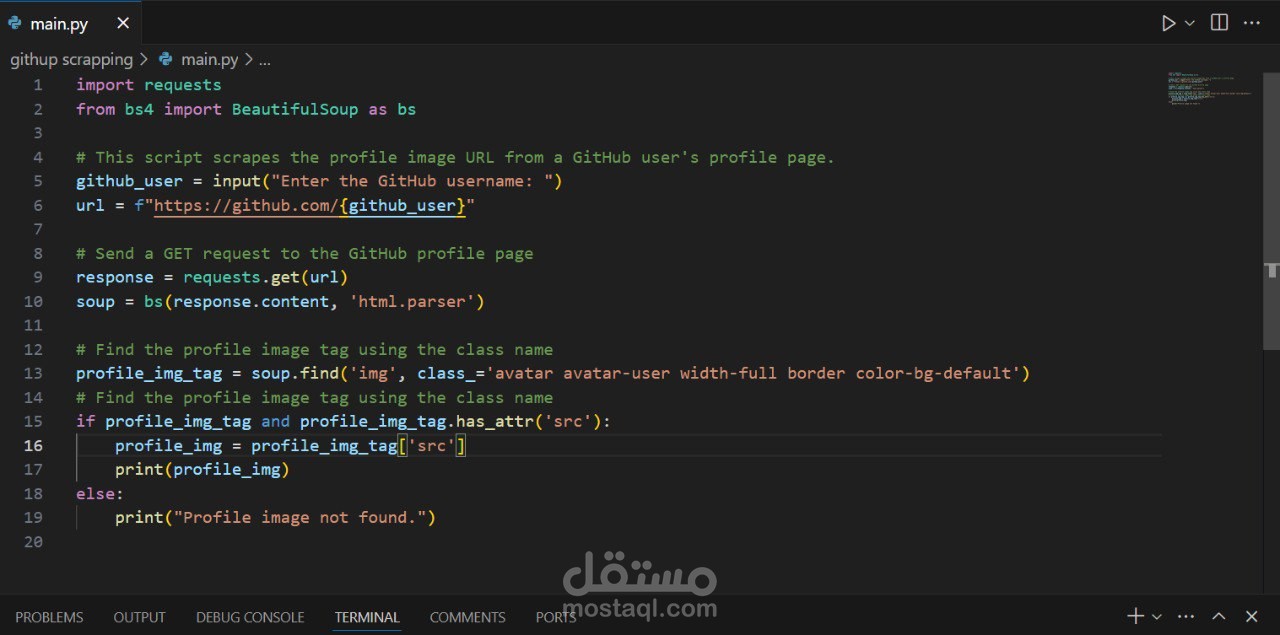 Web Scraping باستخدام بيثون