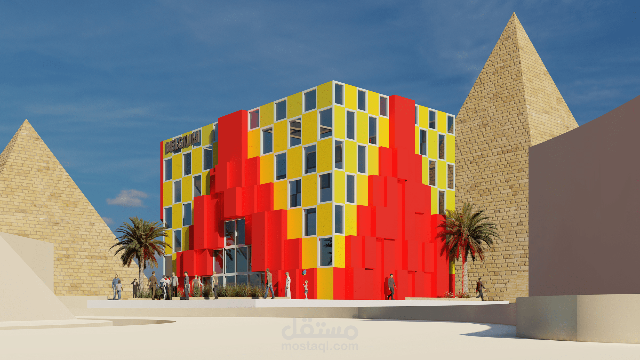 Architectural Design - Belgium Pavilion - Expo 2030