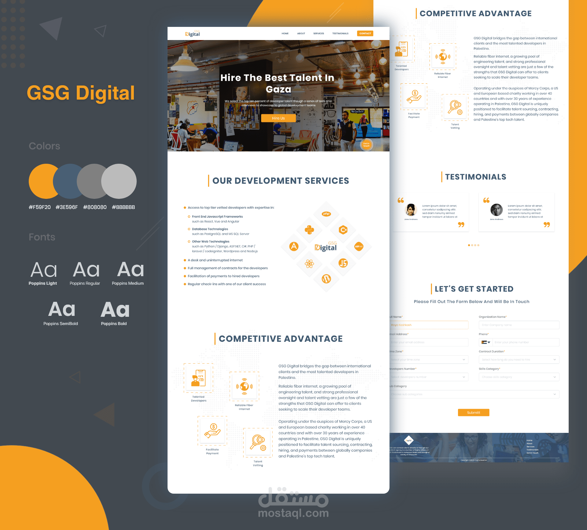 GSG Digital Landing Page