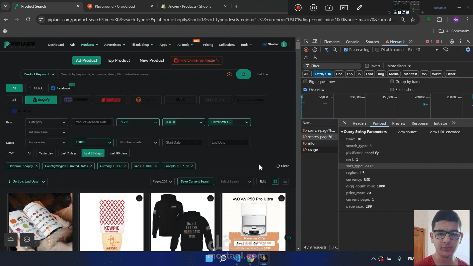 AI Web Scraping And AI Shopify Automation