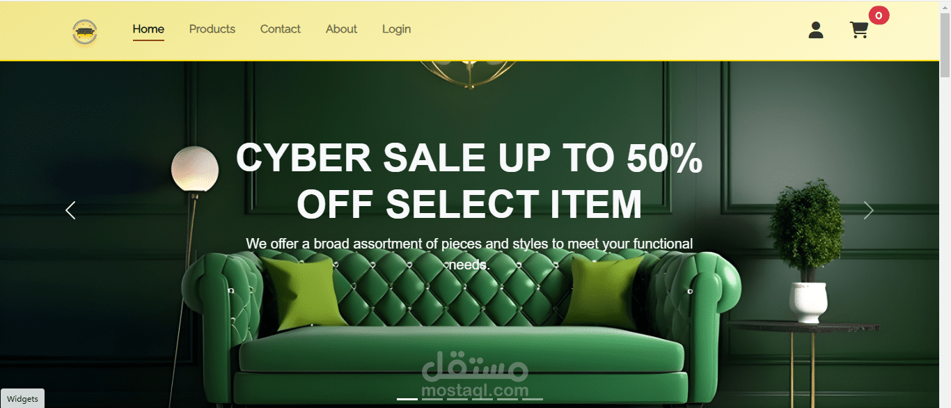 ecommerce project about furniture