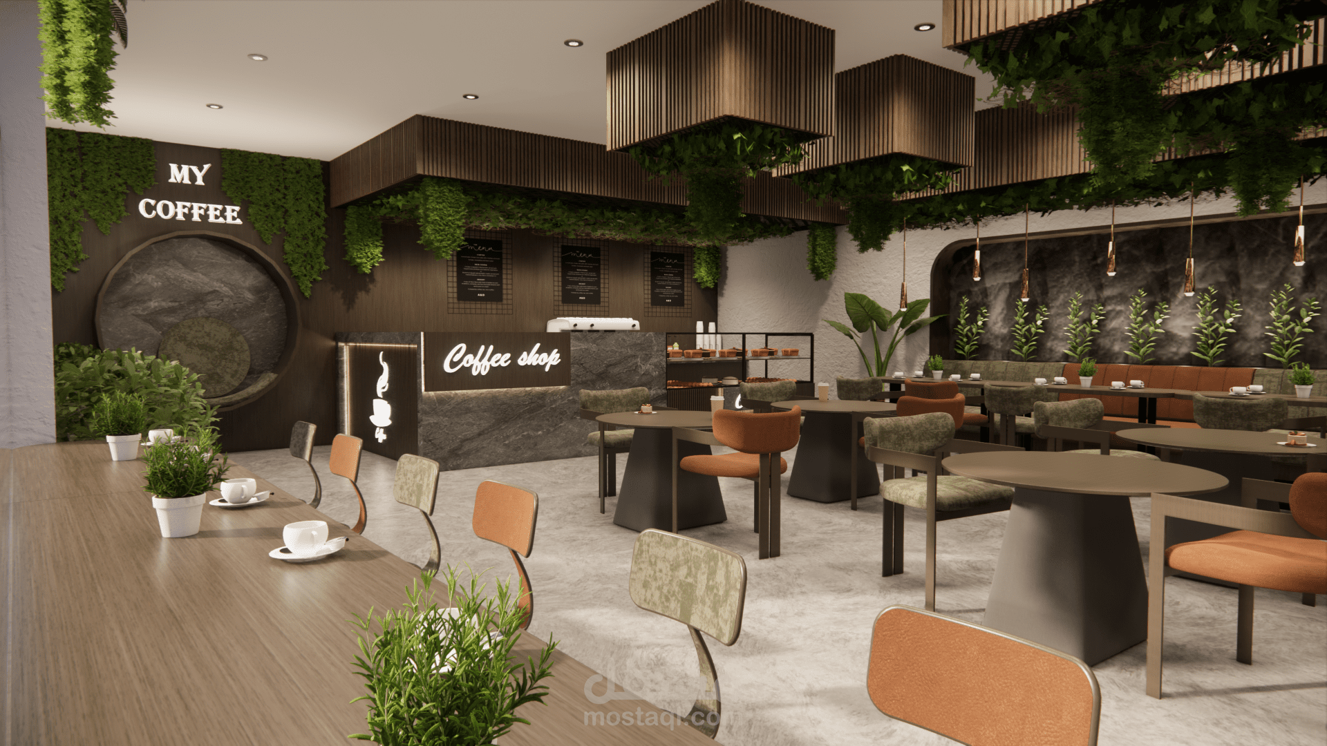 Jungle coffee shop