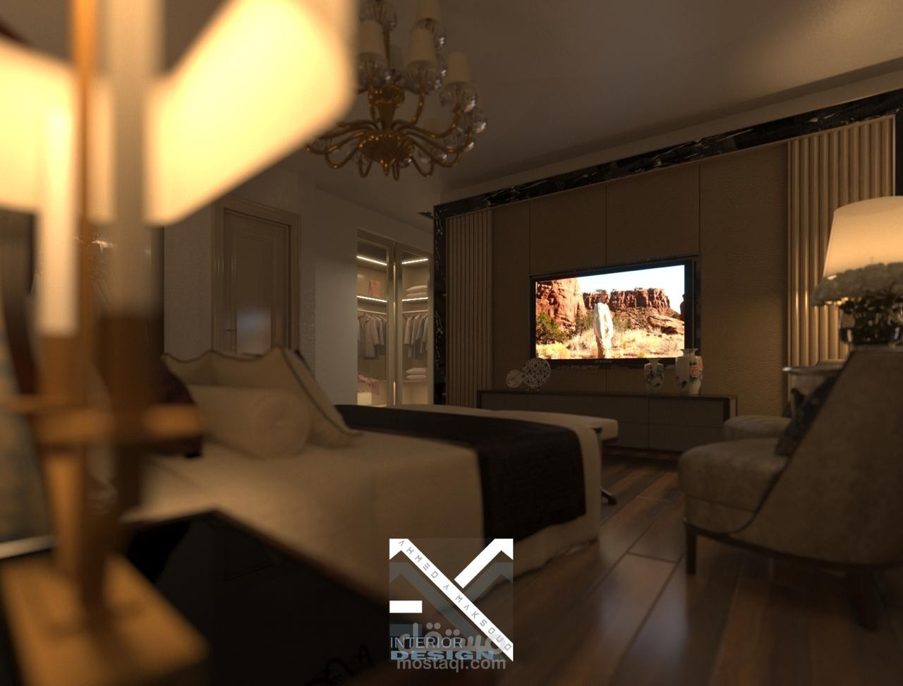 Luxury master bedroom