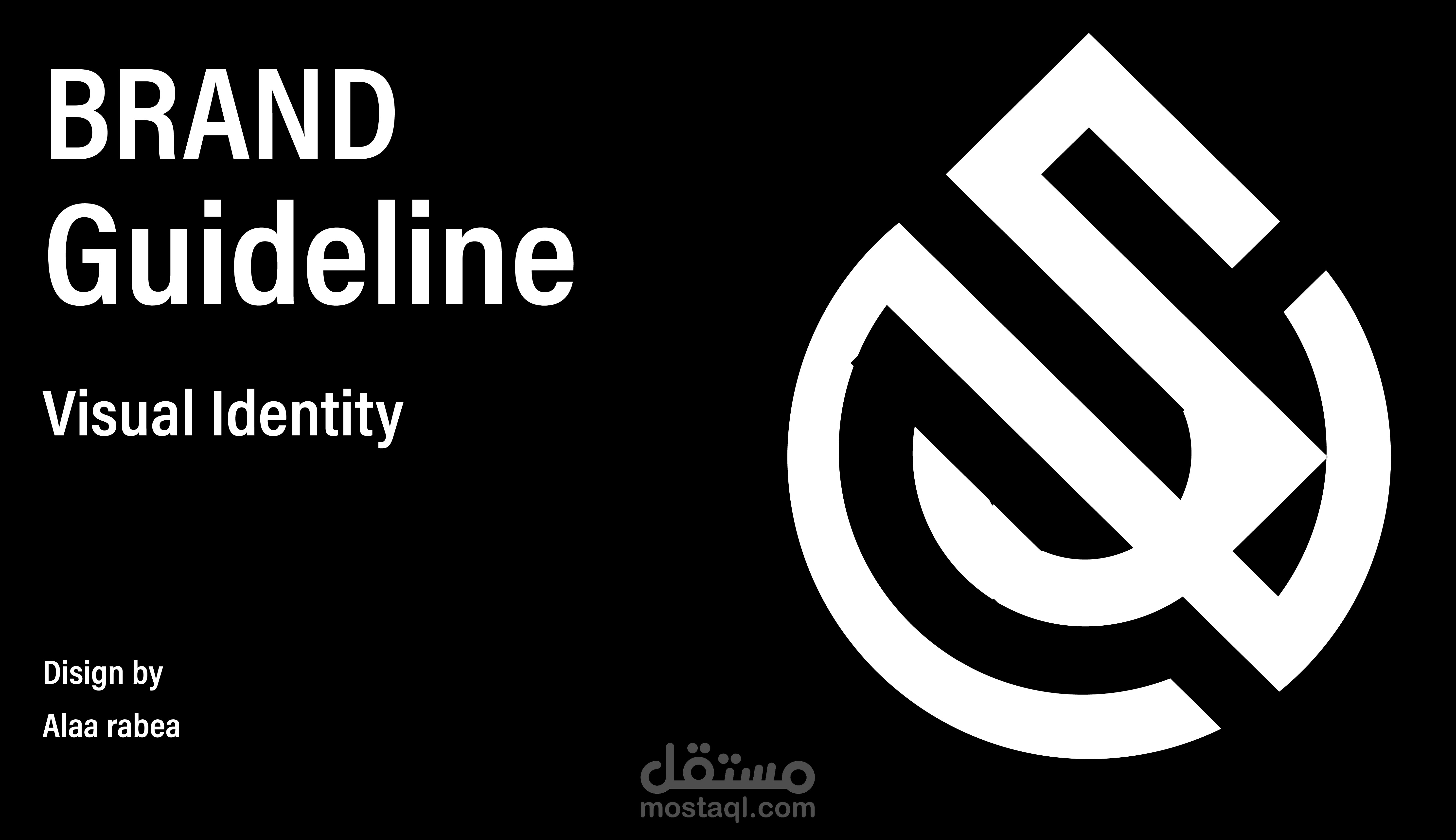 هوية بصريه لشركة سايبر سيطيورتي