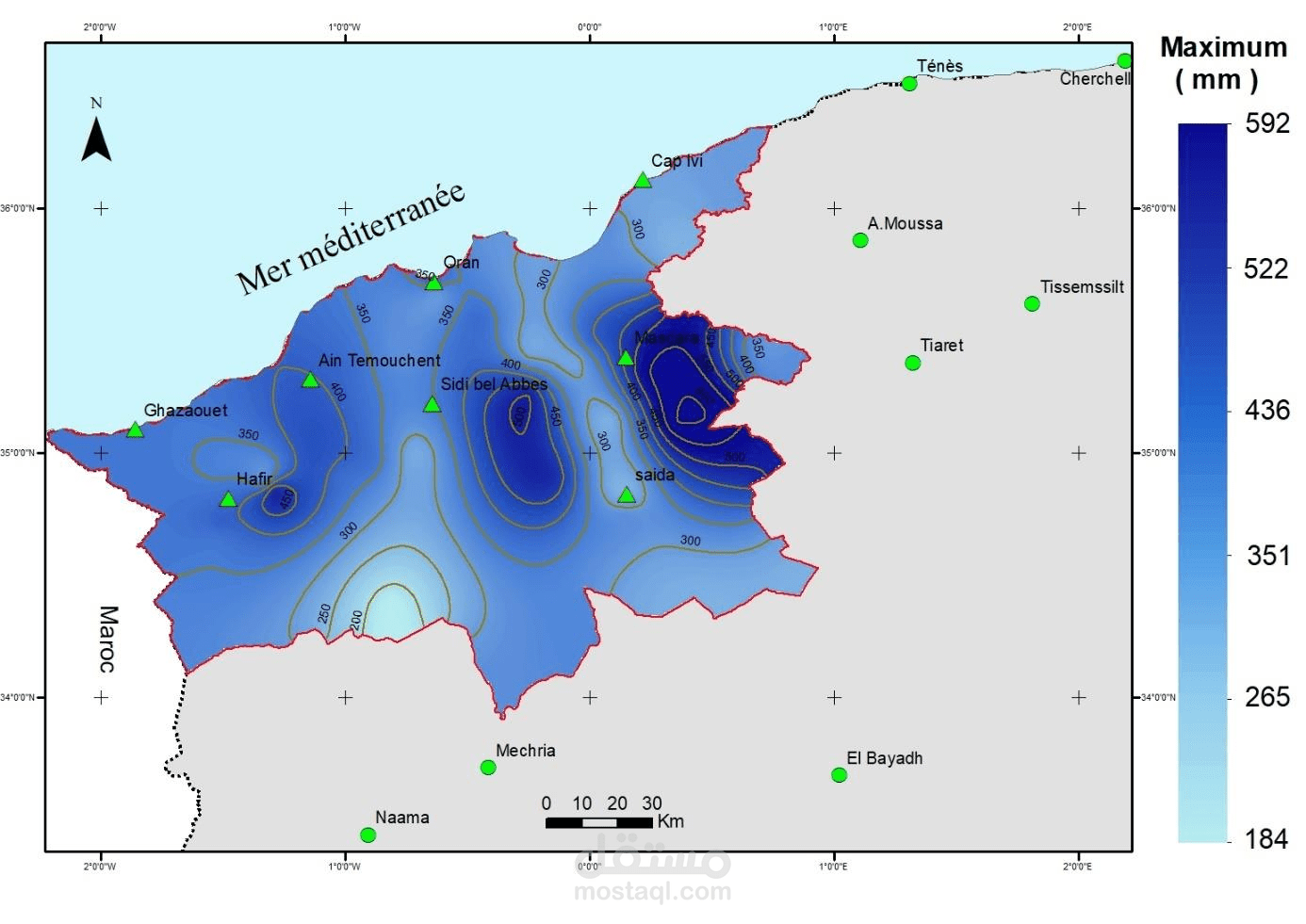 Thematic Maps for Climate & Water Resource Analysis