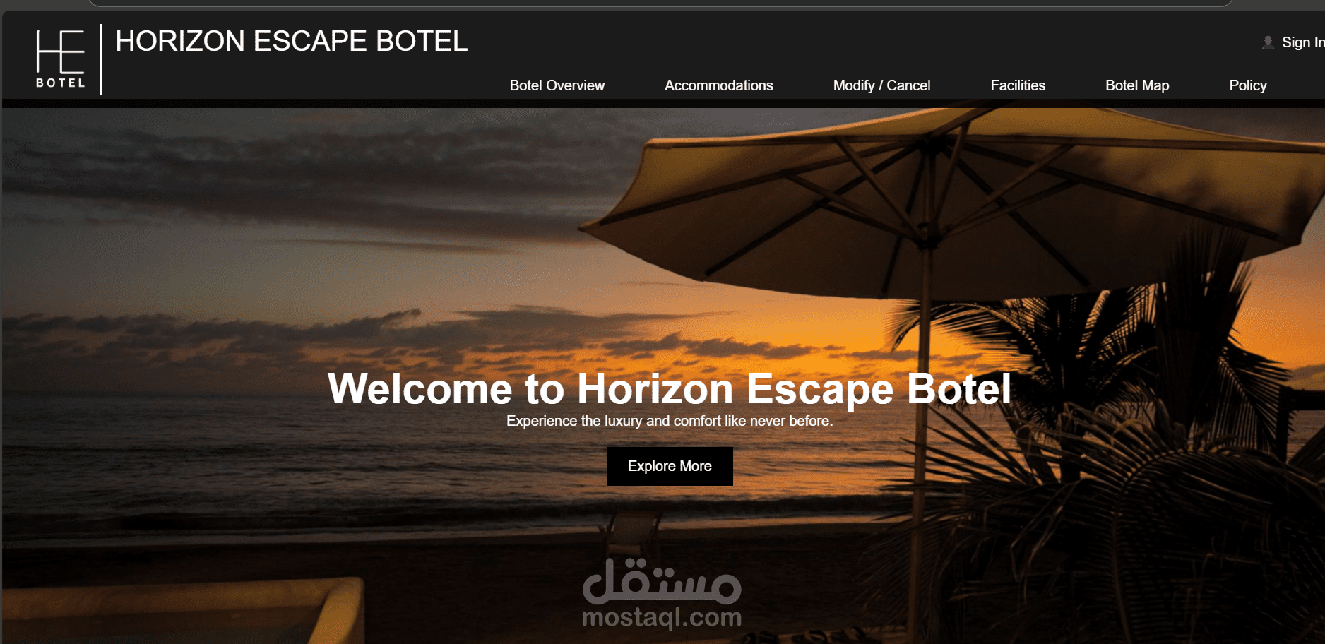 موقع  ل hotel