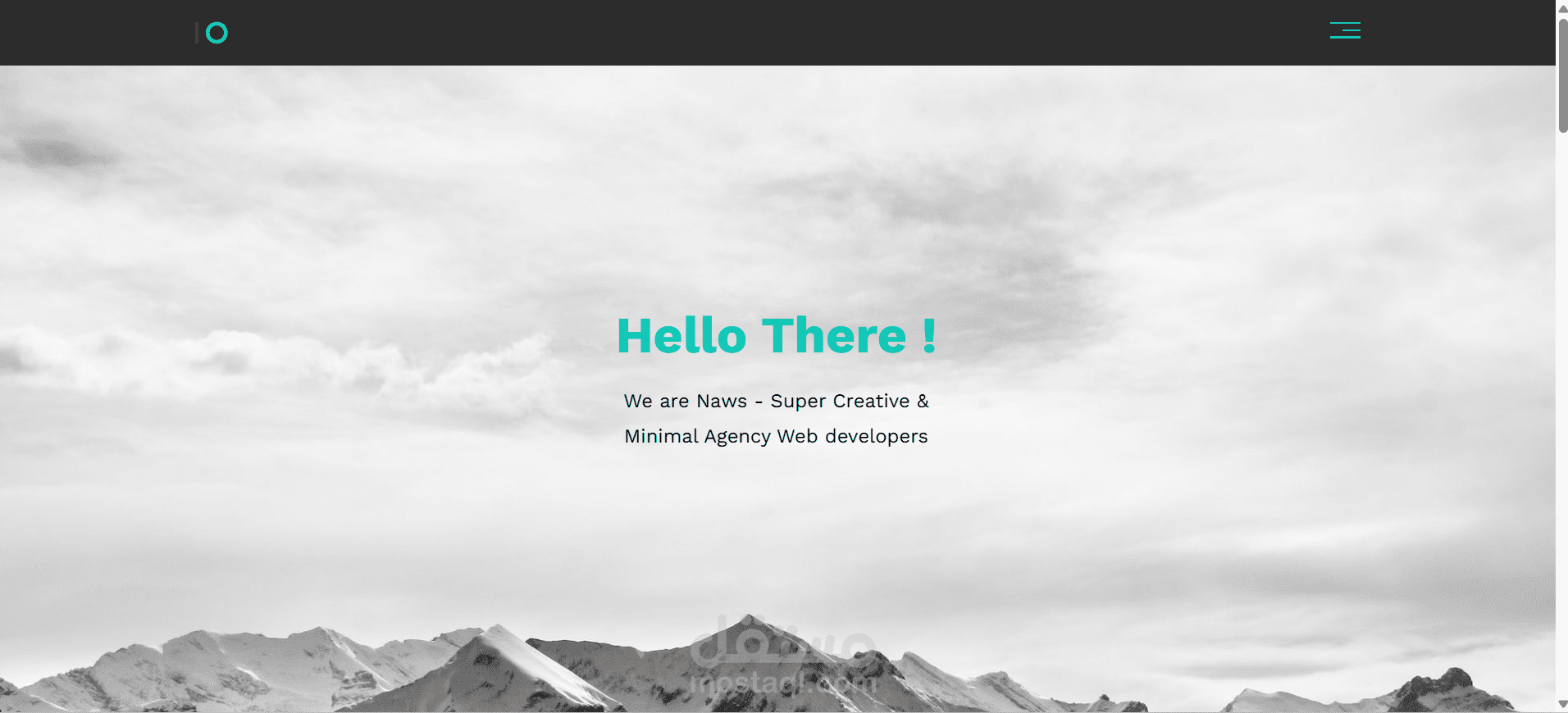 Creative Agency Website – موقع ويب احترافي
