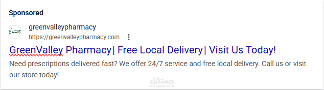 Case Study 3: GreenValley Pharmacy (Local Business Google Ads)