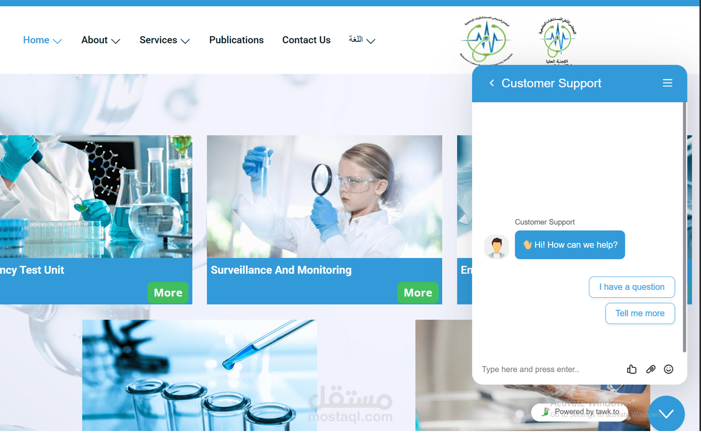 Laravel website
