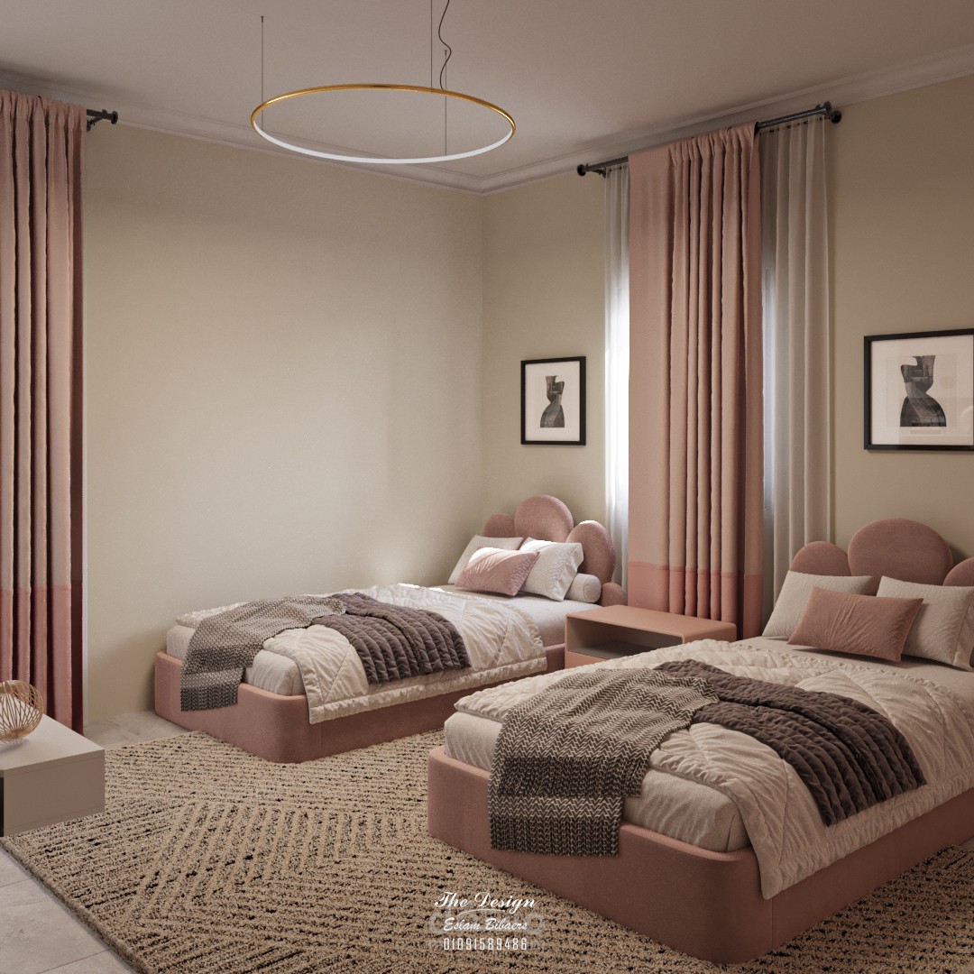 تصميم غرفة أطفال ثلاثي الأبعاد