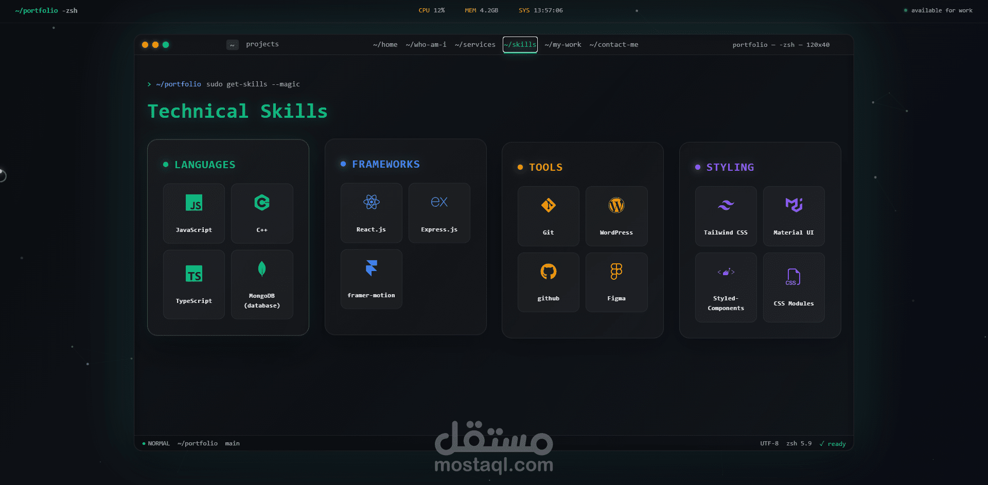 Portfolio website