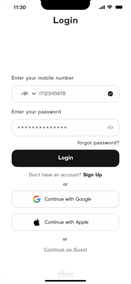 تطبيقات باستخدام flutter