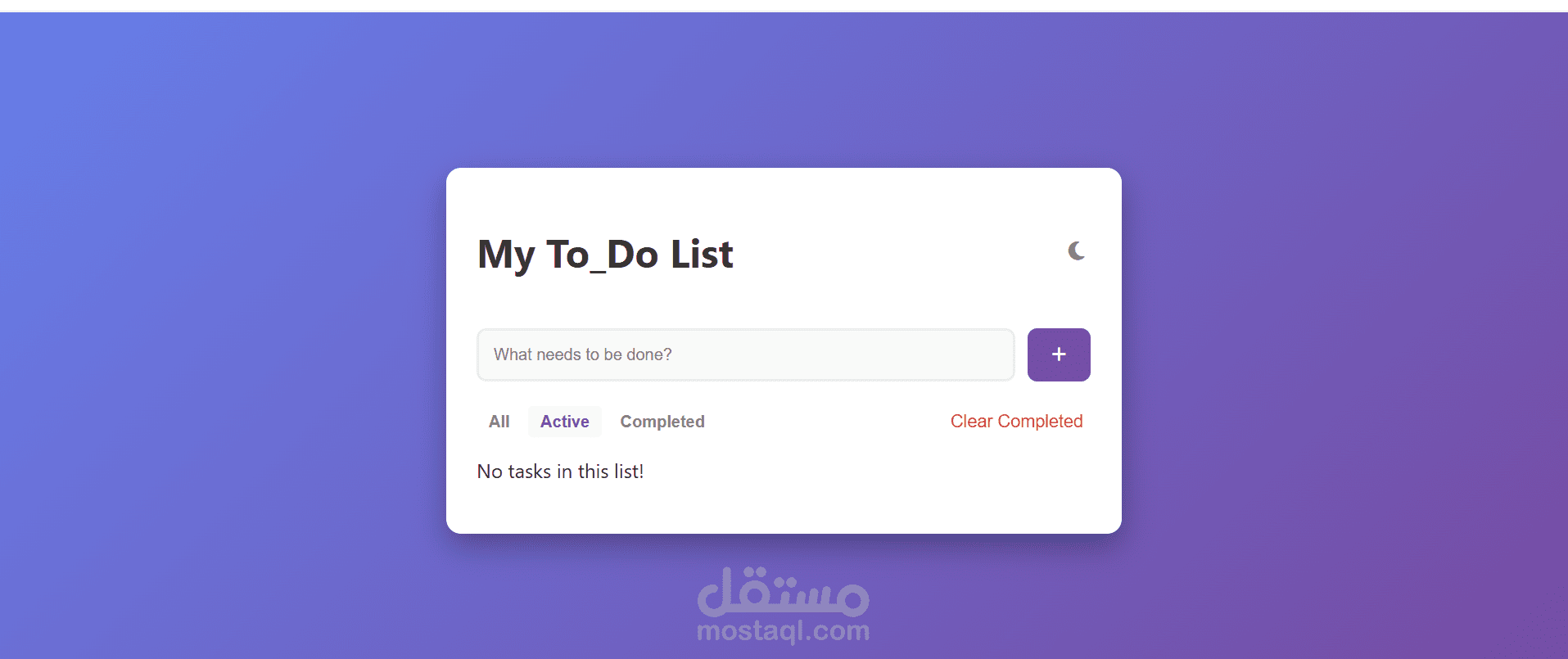 to-do list App