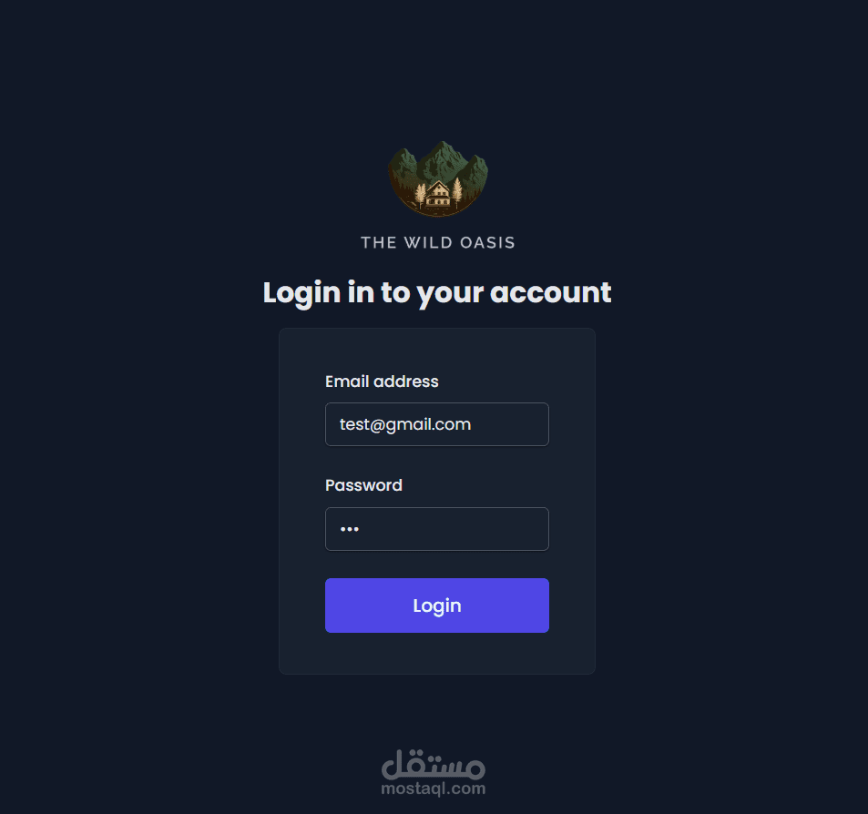 Wild Oasis Web App