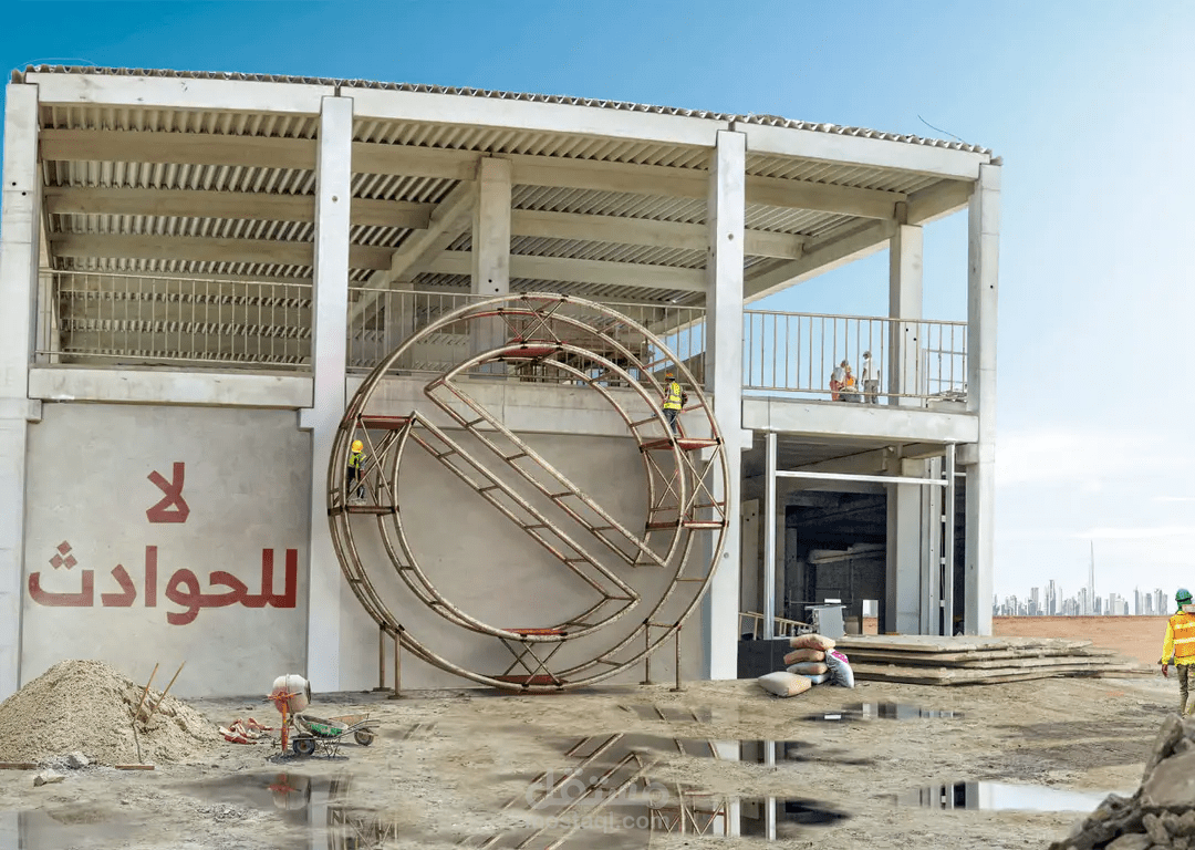 حملة بلدية دبي - تعزيز معايير السلامة في مواقع البناء
