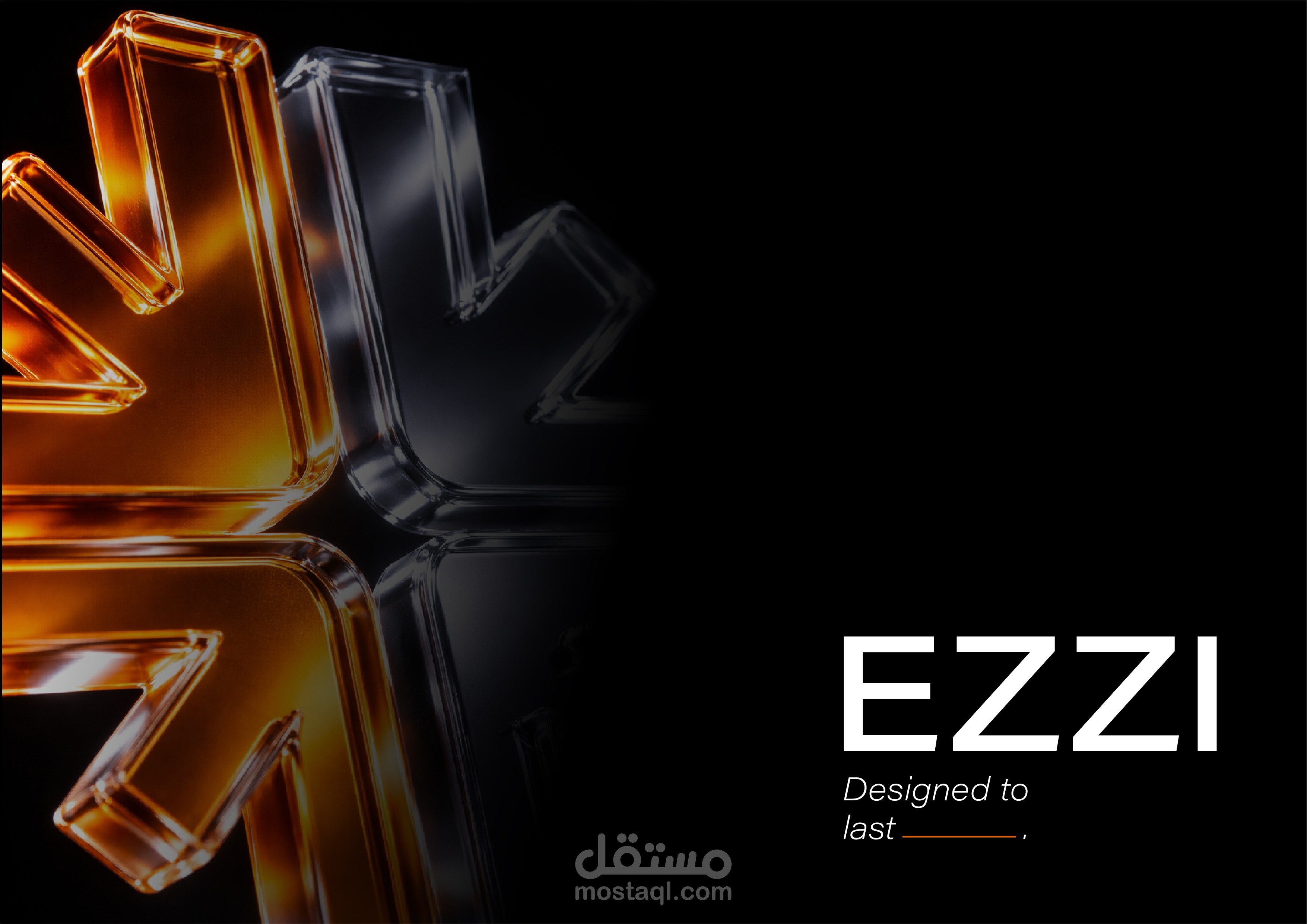 تصميم الهوية البصرية "Ezzi" شركة متخصصة لحلول الدعائية المتكاملة