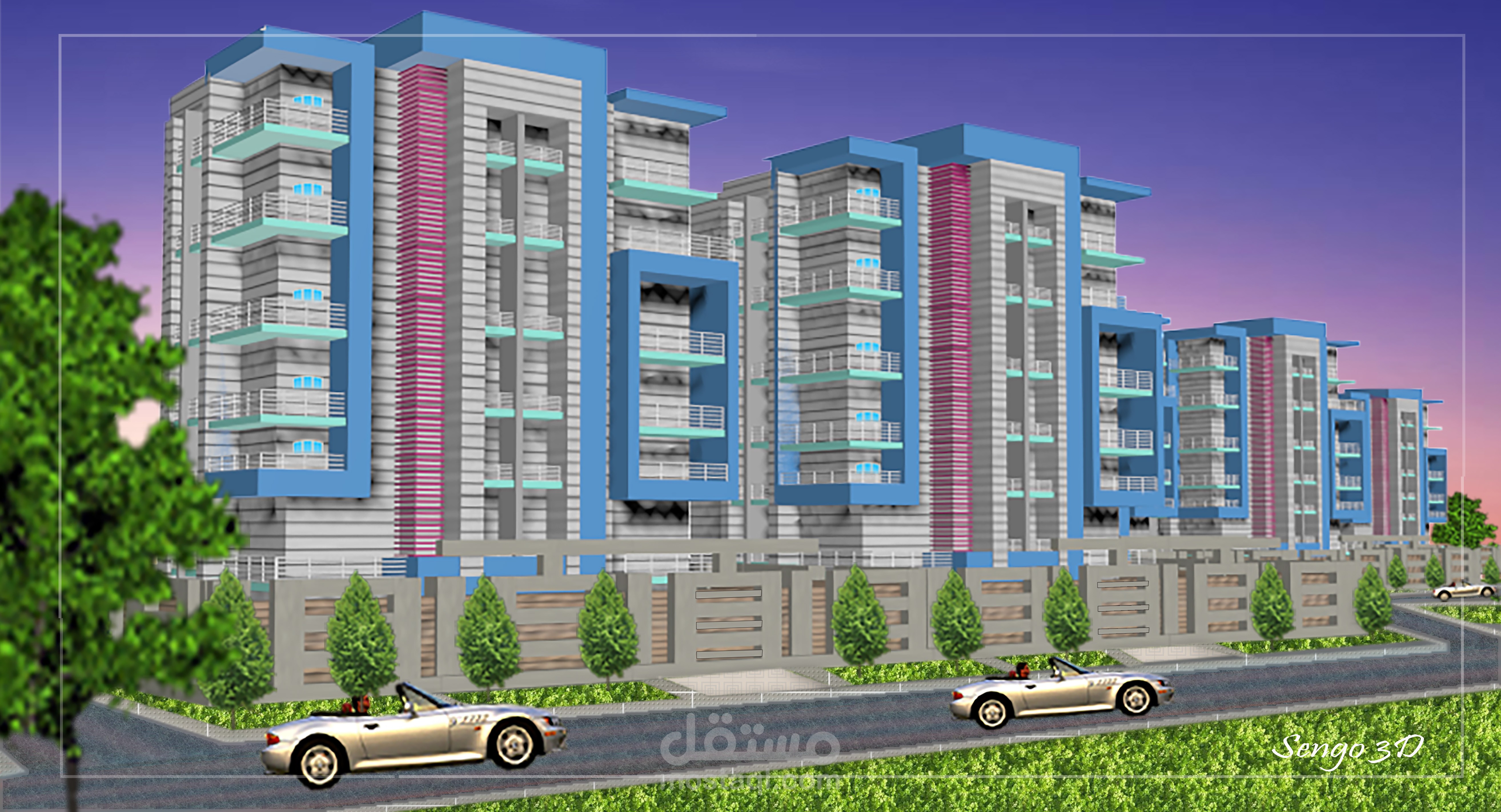 The design of the Porto Towers