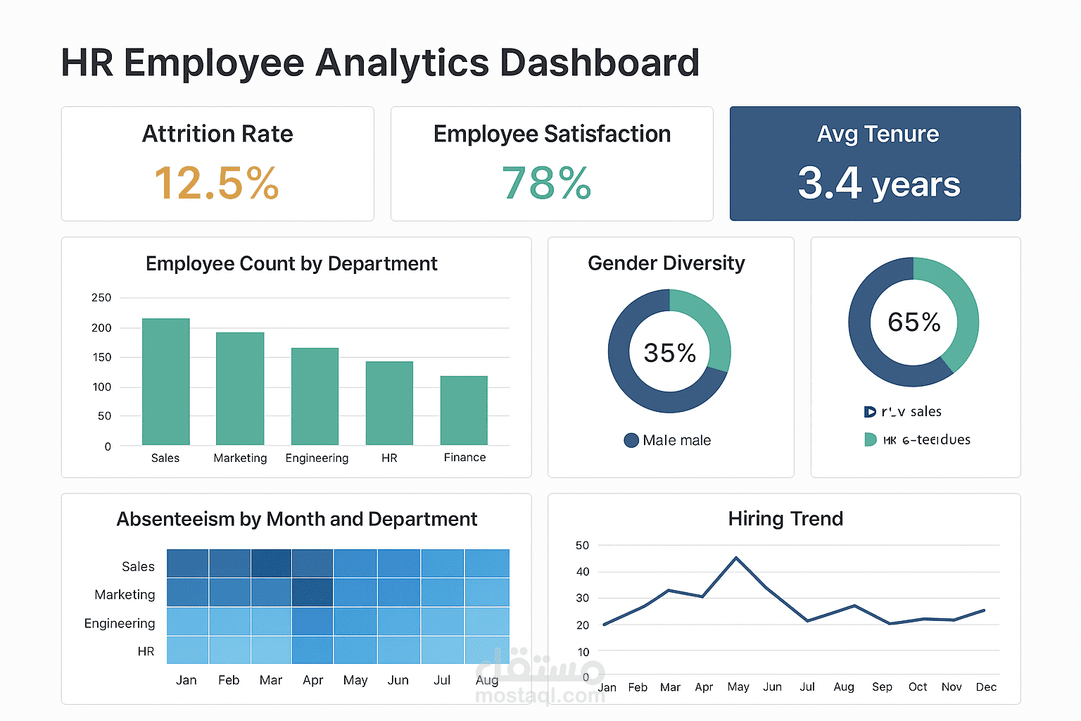 HR Employee Analytics Dashboard