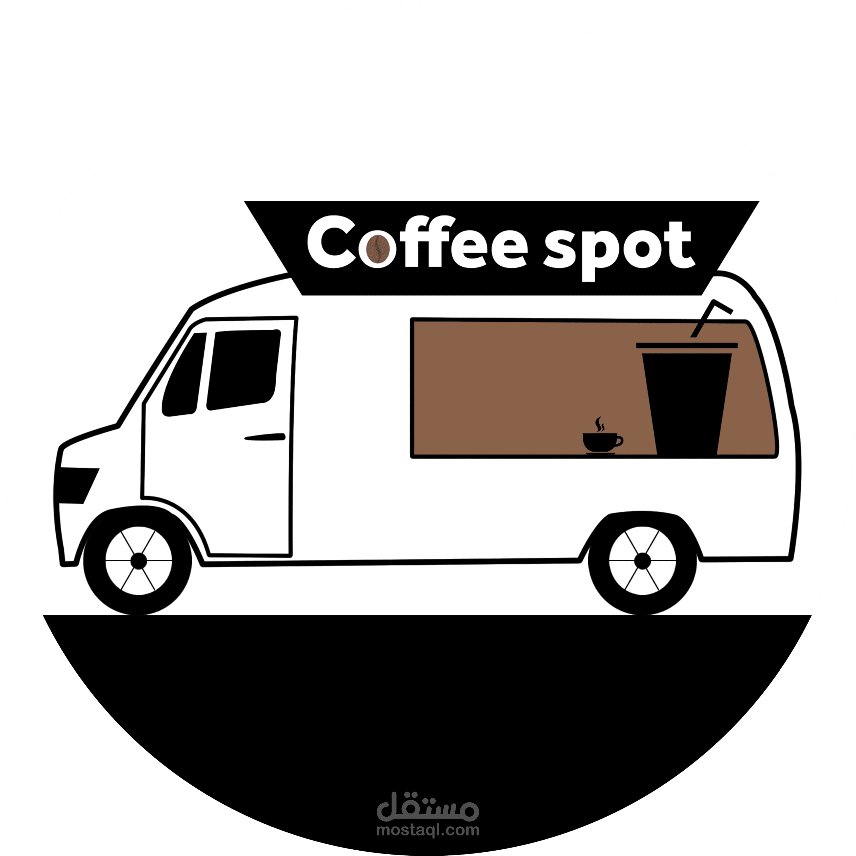 Coffee truck logo