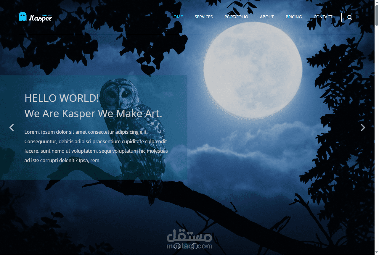 Kasper  model with html and css