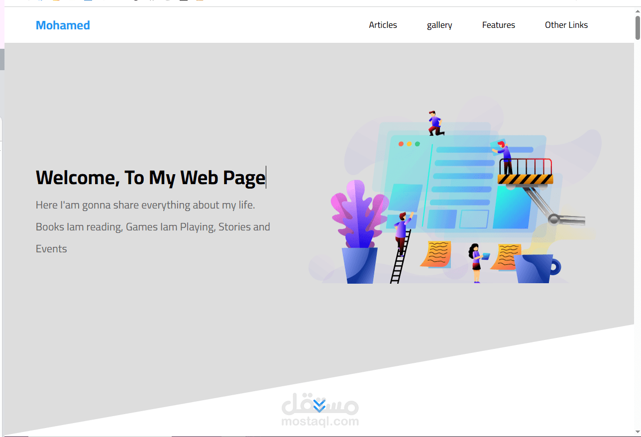 Mohamed my webpage