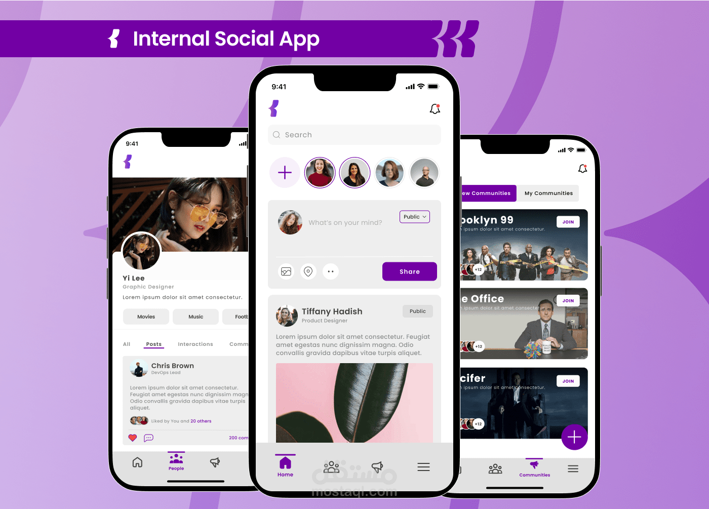 Internal Social App