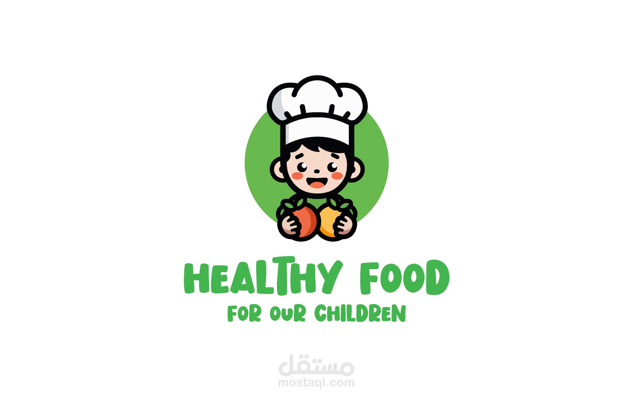 Logo design for "Healthy Food for our Children" company