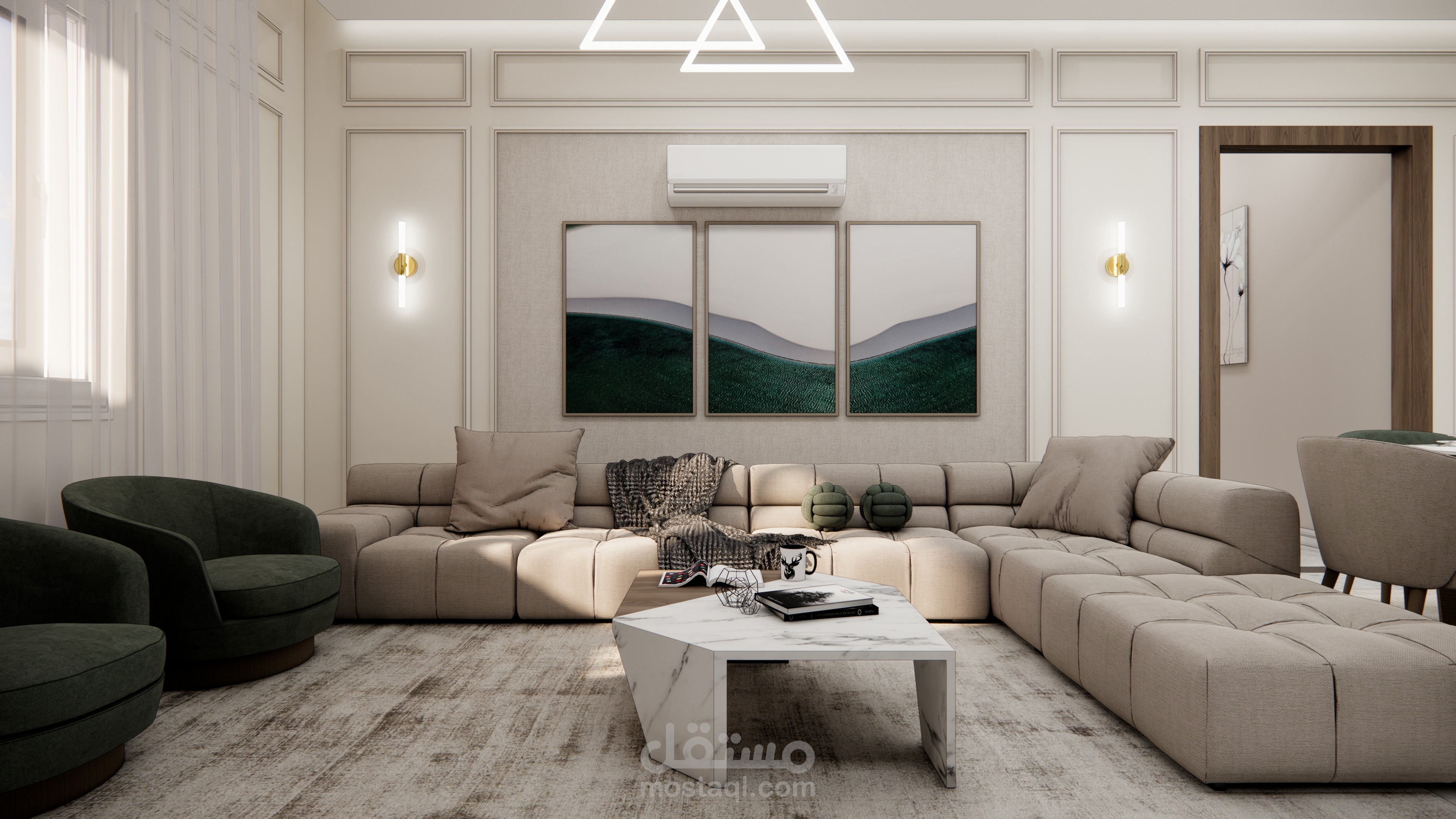 تصميم ريسيبشن / صالة استقبال