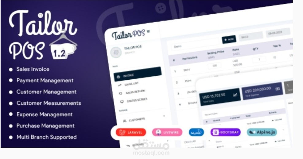 TailorPos - Pos and Order Management System