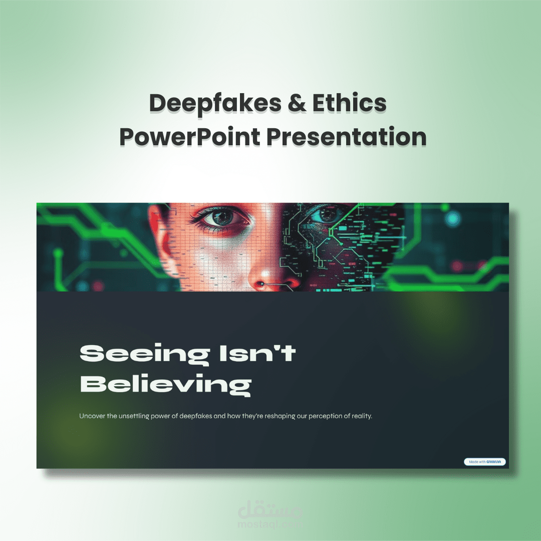 Deepfakes & Ethics – A Powerful Presentation