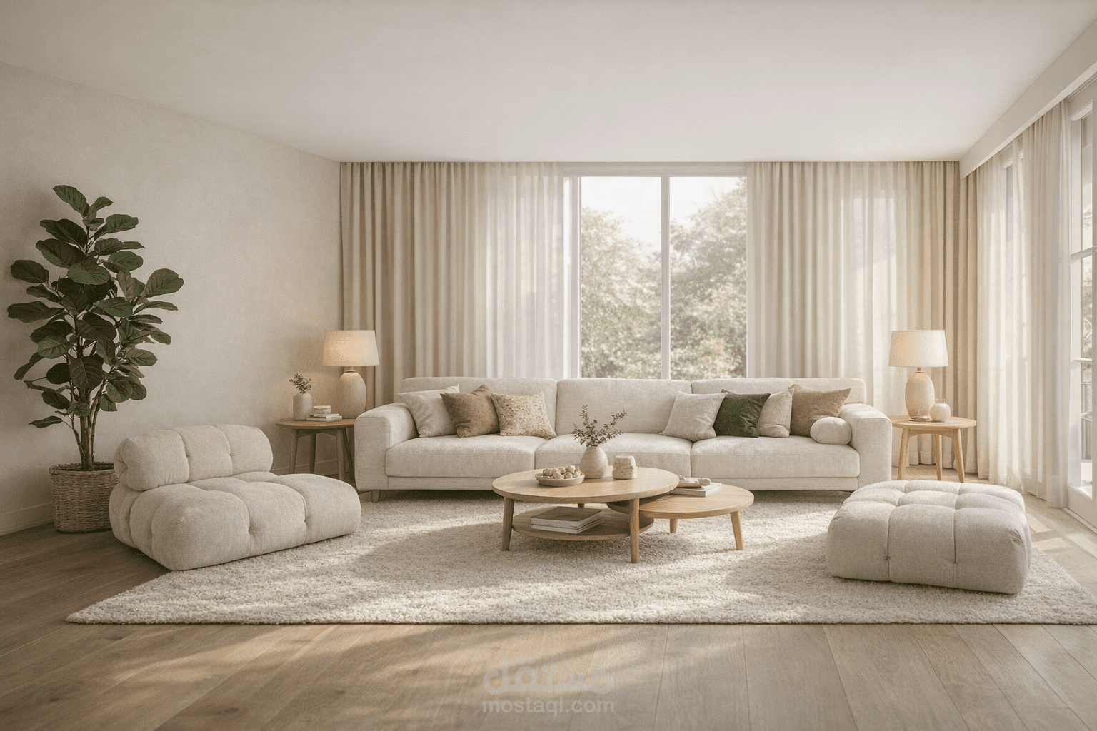 شقه سكنيه بالسعوديه طراز اسكاندنيفى