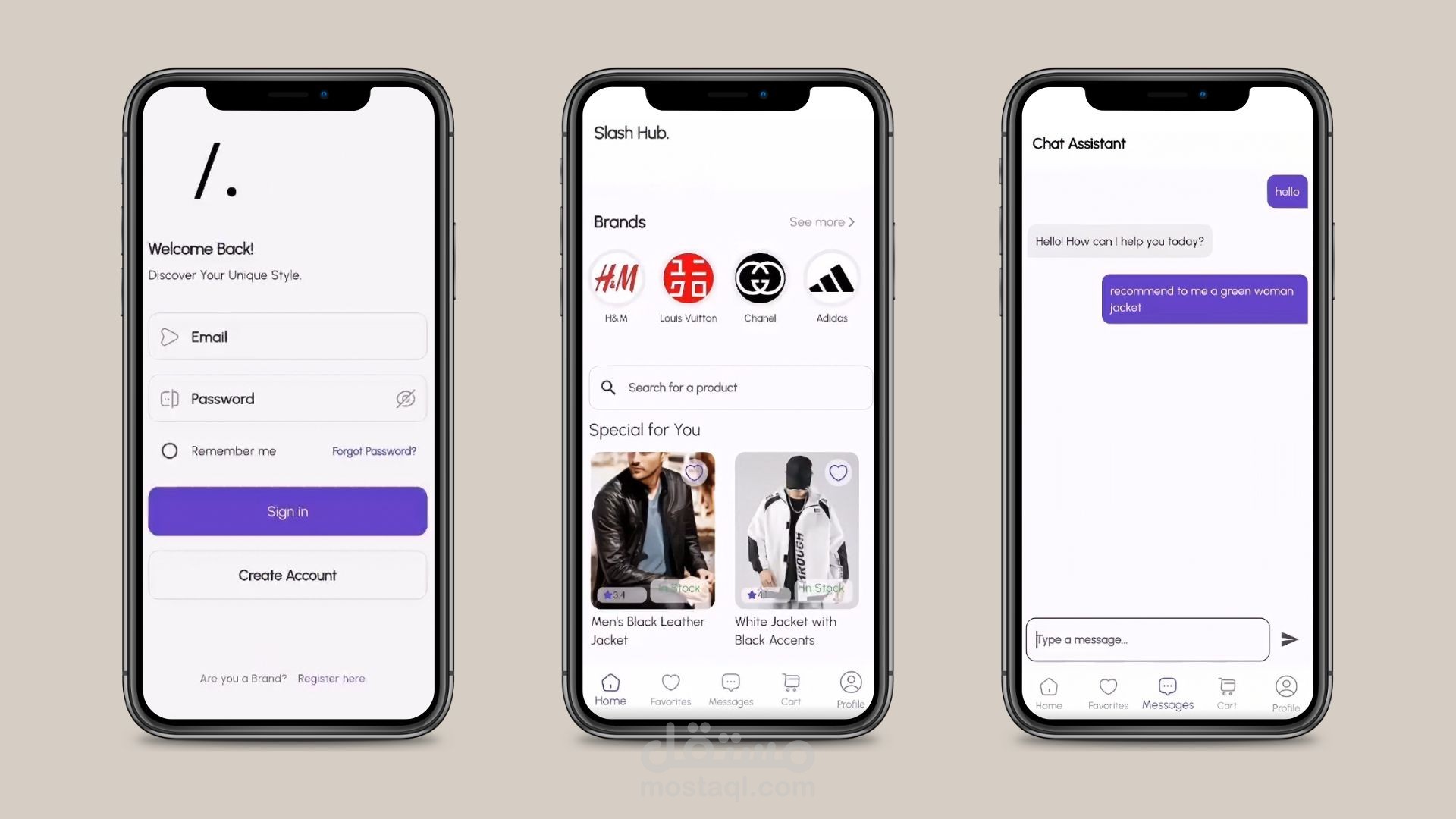 Fashion Assistant E-Commerce App