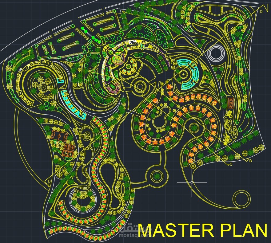 تصميم معماري متميز لقرية سياحية