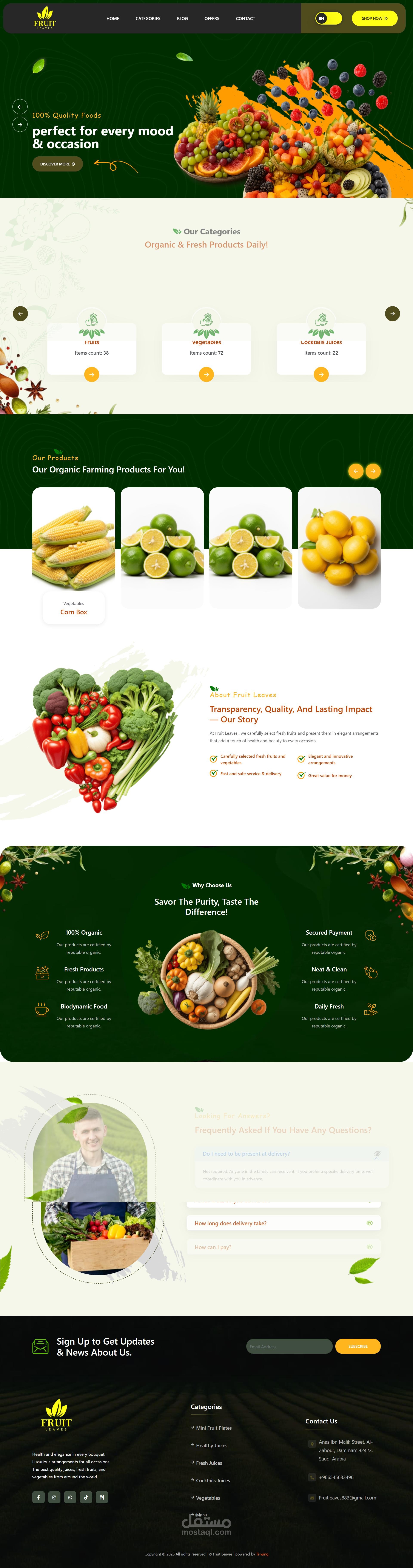 Fruit Leaves