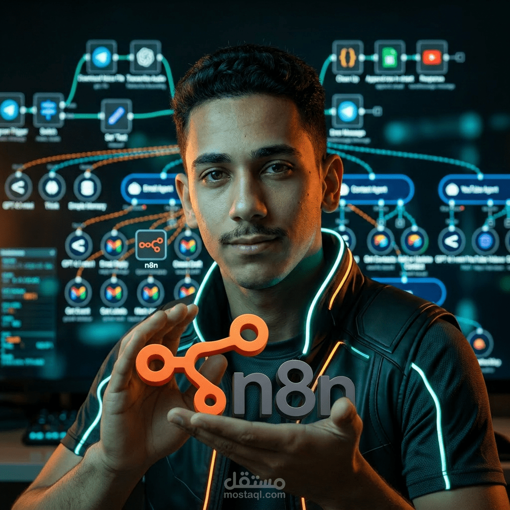 Ai agent بواسطة n8n لتوفير الوقت والجهد والمال